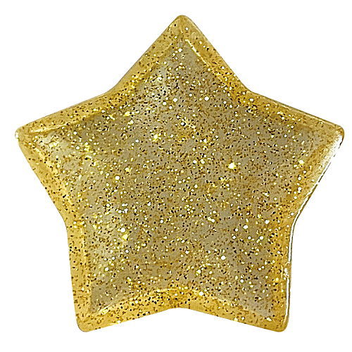 Star pedestal transparent GOLD (ZXS-47942X) DECOLE concombre