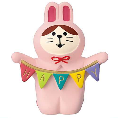 [Rabbit kitty flag (ZCB-38435)] DECOLE concombre Easter