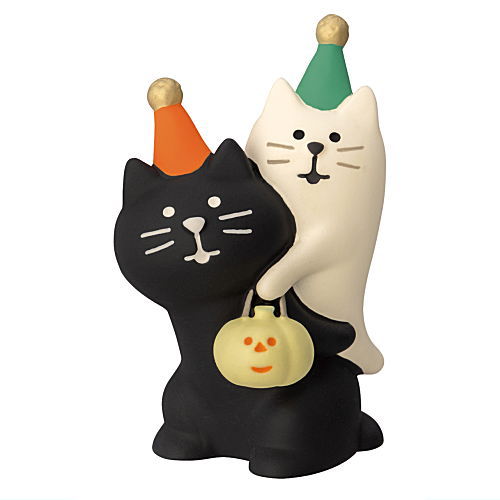 Obakenyanko Black Cat ni onbu (ZHW-29203H) DECOLE concombre