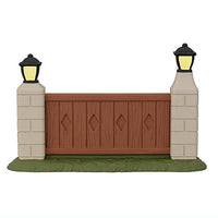 Fence with Street Lights (ZHW-29209H) DECOLE concombre
