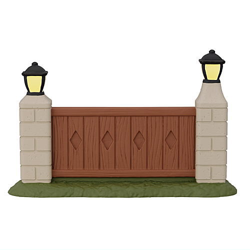 Fence with Street Lights (ZHW-29209H) DECOLE concombre