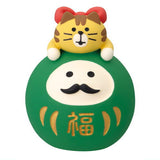 Daruma Love Cat Green (ZCB-29609) DECOLE concombre