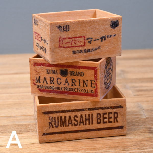 Miniature Wooden box (A) (1/12 scale) Artist: Hungry Kumako [Itemnumber: 47133]