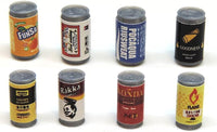 1/12 scale beverage cans, set of 16 [A] miniature (pinktank) [m-s]