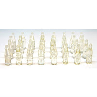 1/12 scale beverage bottles, set of 32 (8 types x 4 bottles) [transparent] miniature (pinktank) [m-s]