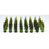 1/12 scale beverage bottles, set of 32 (8 types x 4 bottles) [green] miniature (pinktank) [m-s]