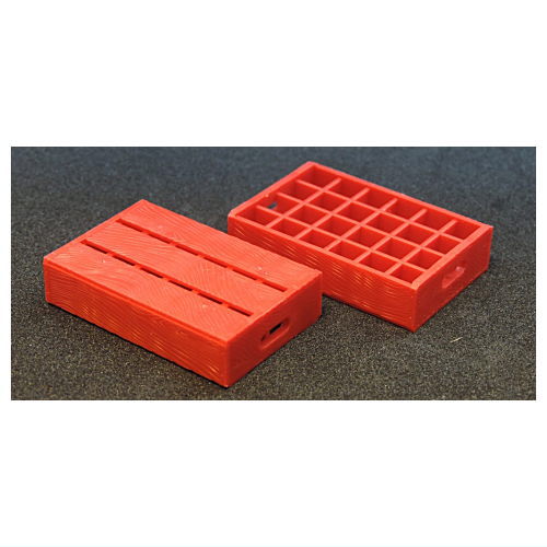 1/12 Juice Bottle Case Red 2-piece set (pinktank) [m-s]