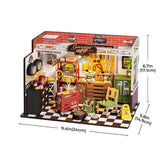 ROBOTIME Rolife DIY miniature Dollhouse kit [DG165: Garage Workshop]