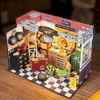 ROBOTIME Rolife DIY miniature Dollhouse kit [DG165: Garage Workshop]