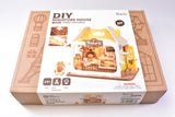 ROBOTIME Rolife Miniature Dollhouse Kit Mini Size [DS033: Teddy Bear Bakery]