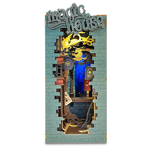 Rolife DIY Book Nook Series Miniature House Kit [TGB03: Magic House]