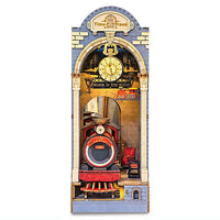 Rolife DIY Book Nook Series Miniature House Kit [TGB04: Time Travel Station]