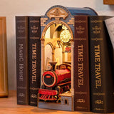 Rolife DIY Book Nook Series Miniature House Kit [TGB04: Time Travel Station]