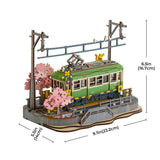 ROBOTIME Rolife 3D Puzzle Miniature Kit [TGS02: Cherry Blossom Journey]