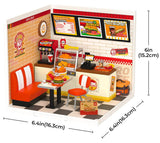 ROLIFE DIY Miniature House Super Creator Series [DW010: Yum Yum Burgers] *Assembly instructions (English version)