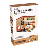 ROLIFE DIY Miniature House Super Creator Series [DW010: Yum Yum Burgers] *Assembly instructions (English version)