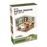 ROLIFE DIY Miniature House Super Creator Series [DW011: Afternoon Tea] *Assembly instructions (Japanese version)