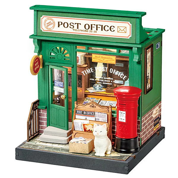 Rolife Miniature Dollhouse Kit Mini Size [DS037: Century Post Office] *Assembly Instructions (English Version)