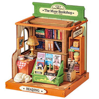 Rolife Miniature Dollhouse Kit Mini Size [DS040: The Muse Bookshop] *Assembly Instructions (English Version)