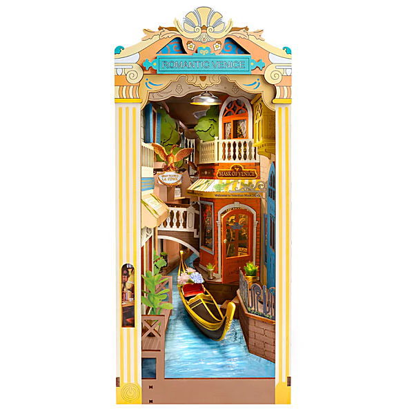 Rolife DIY Book Nook Series Miniature House Kit [TGB08: ROMANTIC VENICE] *Assembly Instructions (English)