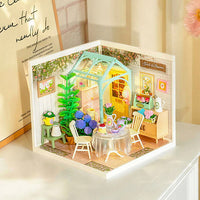 ROBOTIME ROLIFE DIY Miniature House Super Creator Series [DW013B: Blooming Tea Garden]