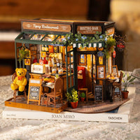 ROBOTIME ROLIFE DIY Miniature Dollhouse Kit [DG167: Tipsy Restaurant]