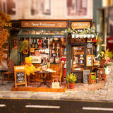 ROBOTIME ROLIFE DIY Miniature Dollhouse Kit [DG167: Tipsy Restaurant]