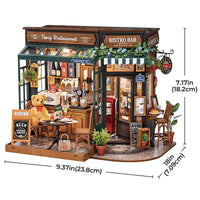 ROBOTIME ROLIFE DIY Miniature Dollhouse Kit [DG167: Tipsy Restaurant]