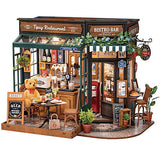 ROBOTIME ROLIFE DIY Miniature Dollhouse Kit [DG167: Tipsy Restaurant]