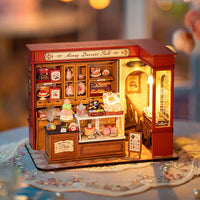 ROBOTIME ROLIFE DIY Miniature Dollhouse Kit [DG168: Honey Dessert Talk]