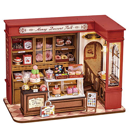 ROBOTIME ROLIFE DIY Miniature Dollhouse Kit [DG168: Honey Dessert Talk]