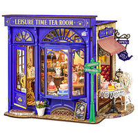 ROBOTIME ROLIFE DIY Miniature Dollhouse Kit [DG171: Leisure Time Tea Room] [m-s]