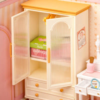 ROBOTIME ROLIFE DIY Miniature House Super Creator Series [DW016: Lovely Pink Bedroom]