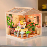 ROBOTIME ROLIFE DIY Miniature House Super Creator Series [DW017B: Fresh Flower Shop]