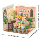 ROBOTIME ROLIFE DIY Miniature House Super Creator Series [DW017B: Fresh Flower Shop]
