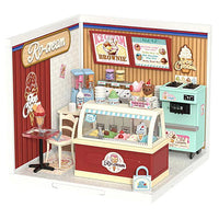 ROBOTIME ROLIFE DIY Miniature House Super Creator Series [DW018B: Flavorful Ice Cream]
