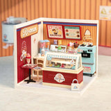 ROBOTIME ROLIFE DIY Miniature House Super Creator Series [DW018B: Flavorful Ice Cream]