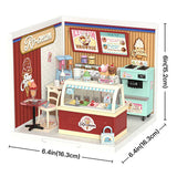 ROBOTIME ROLIFE DIY Miniature House Super Creator Series [DW018B: Flavorful Ice Cream]