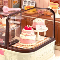 ROBOTIME ROLIFE DIY Miniature House Super Creator Series [DW019B: Tasty Cake Shop]