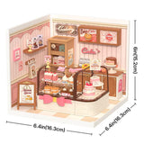 ROBOTIME ROLIFE DIY Miniature House Super Creator Series [DW019B: Tasty Cake Shop]
