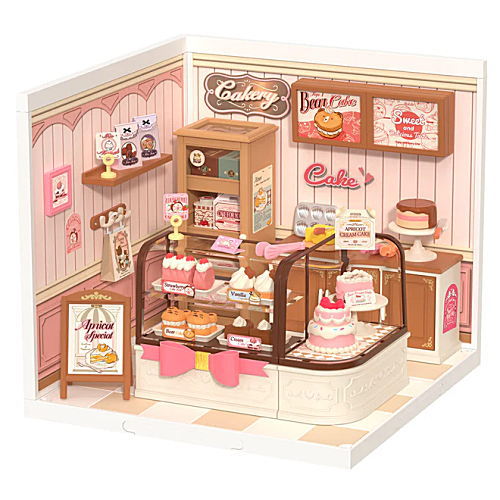ROBOTIME ROLIFE DIY Miniature House Super Creator Series [DW019B: Tasty Cake Shop]