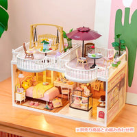 ROBOTIME ROLIFE DIY Miniature House Super Creator Series Extension Kit [DWP08: Sunny Break Terrace]