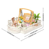 ROBOTIME ROLIFE DIY Miniature House Super Creator Series Extension Kit [DWP08: Sunny Break Terrace]