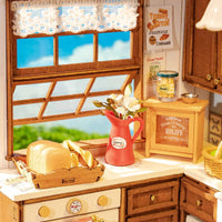 ROBOTIME ROLIFE DIY miniature dollhouse kit [DG172: Baking Kitchen]