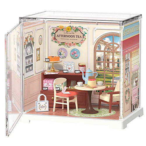 ROBOTIME ROLIFE DIY Miniature House Mini Super Creator Series [DWS02B: Honey Tea Lounge] *Assembly Instructions (English Version) [m-s]