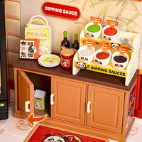 ROBOTIME ROLIFE DIY Miniature House Super Creator Series [DW020: Panda Hot Pot] *Assembly Instructions (English Version) [m-s]