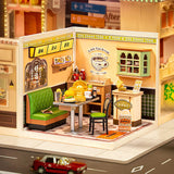 ROBOTIME ROLIFE DIY Miniature House Super Creator Series [DW021: Hong Kong Bites Cafe] *Assembly Instructions (English Version) [m-s]