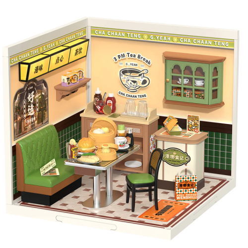 ROBOTIME ROLIFE DIY Miniature House Super Creator Series [DW021: Hong Kong Bites Cafe] *Assembly Instructions (English Version) [m-s]