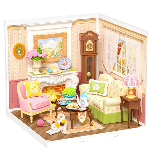 ROBOTIME ROLIFE DIY Miniature House Super Creator Series [DW023: Holiday Tea Time] *Assembly Instructions (English Version) [m-s]
