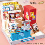 [DA001: Hello Kitty's Supermarket (Japanese Instruction Manual)] Rolife ROBOTIME tukurundesu DIY Miniature House [m-s]